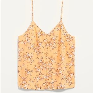 Old navy yellow floral cami